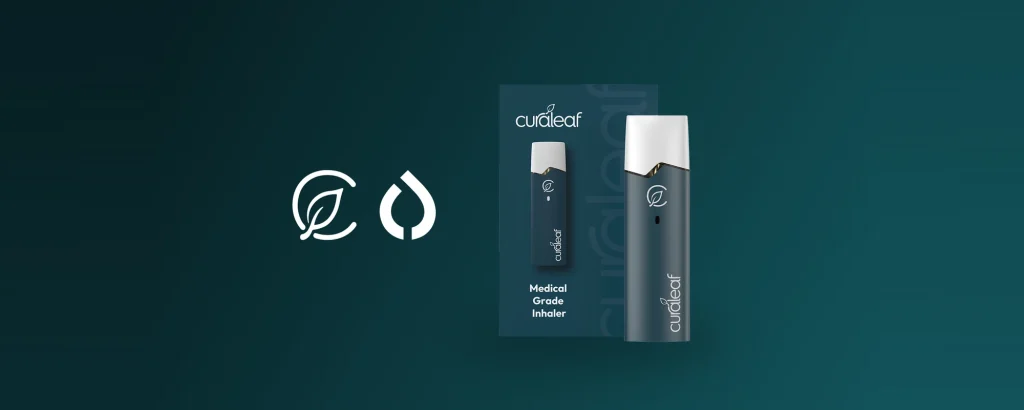 Curaleaf Que medical cannabis inhaler and its packaging